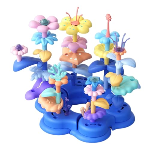 Bloques de jardín marítimo - Figuras oceánicas imaginativas, juego de construcción del mundo submarino | Fichas de juego motoras que promueven la motricidad, diseño de juguetes educativos diversos