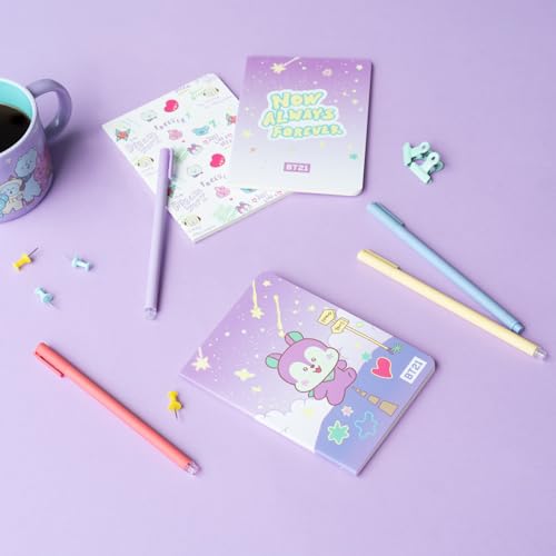 Grupo Erik A6 Notebook Set - BT21 Kawaii Stationery | 3 A6 Notebooks - Lined, Plain, Dotted - 32 sheets (64 pages) | Mang BT21 Merch, Kawaii Stuff, Cute Stationery Gifts Under 15 Pounds - Image 6