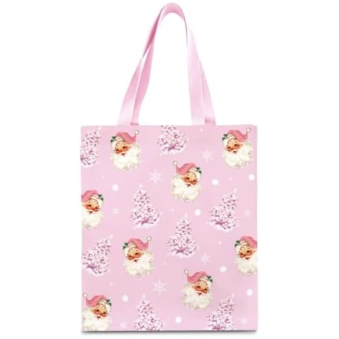 Whaline Christmas Reusable Tote Bag with Designs Cover