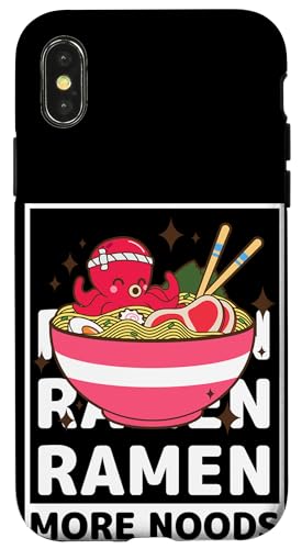 Kawaii Octopus Bowl Of Ramen Noodles More Noods �X�}�z�P�[�X iPhone X/XS �p
