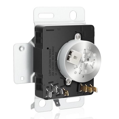 Image of W10745655 W10436308 Dryer Timer Compatible with Whirlpool, Maytag, Amana, Roper 4KWED4605FW0 NED4655EW1 NED4655EW1 YNED4655EW1 Dryer, WPW10745655 Replaces AP6003908 W10857612