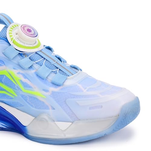 Image of G&D Storm Unisex Kids Shoes with Soft Sole | Rotary Convenience Lock | Air Mesh Upper Breathable, Lightweight | Comfortable & Durable Stylish Indoor & Outdoor| Soft EVA Sports Shoes