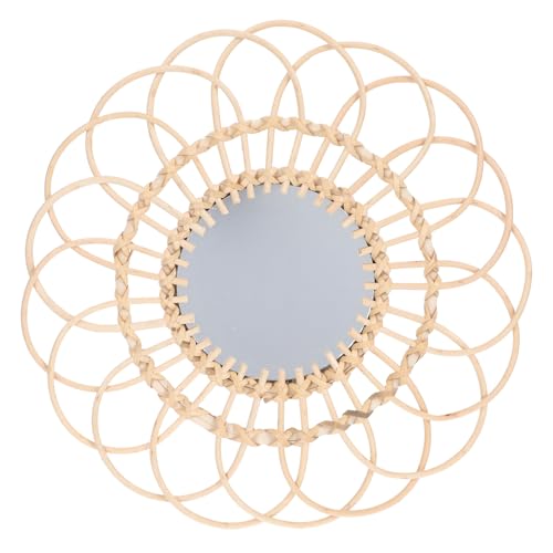 Miroir rotin elegant de haute qualite avec verre haute definition - 2