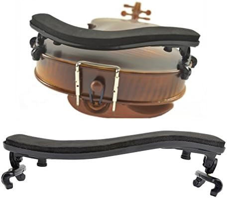 TIMESETL Violin Shoulder Rest for 4/4-3/4 Adjustable Pad Soft EVA Foam and Hard Plastic