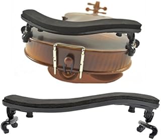 TIMESETL Violin Shoulder Rest for 4/4-3/4 Adjustable Pad Soft EVA Foam and Hard Plastic