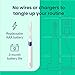 Quip Metal Sonic Electric Toothbrush for Adults - Time Travel & Soft Bristles with Travel Case & Replacement Brush Head - 3 Month Battery Life - Indigo