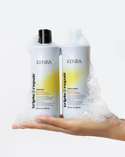 Kenra-Triple-Repair-Shampoo-Targets-Repairs-Weak-or-Broken-Bonds-Split-Ends-Damaged-Hair-Bond-Builder-Sulfate-Free