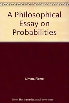 Hardcover A Philosophical Essay on Probabilities Book