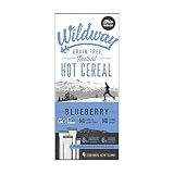 Wildway Keto Hot Cereal | Blueberry | Certified Gluten Free Instant Breakfast Cereal, Low Carb Snack