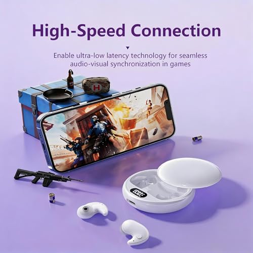 Écouteurs invisibles sommeil oreillette bluetooth pour dormir réduction bruit