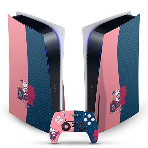 Vinyle Peanuts Snoopy pour PS5 et DualSense Head Case Designs