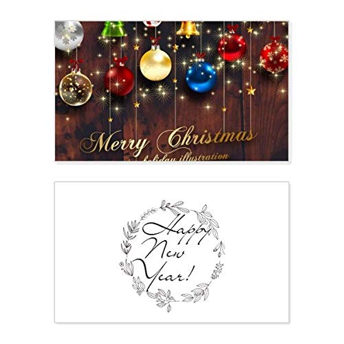 Tarjeta de Navidad con mensaje festivo para decorar el hogar y regalar bendiciones