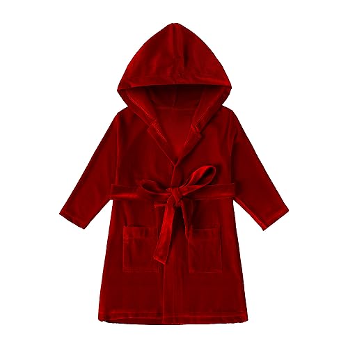 MYGBCPJS Kids Winter Pajamas Pjs Set Boys Girls 2 Pieces Velvet Long Sleeve Top + Pants Soft Sleepwear Loungewear