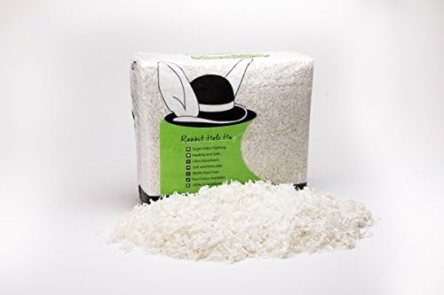 Rabbit Hole Hay Ultra Premium, Food Grade Bedding for Your Small Pet Rabbit, Chinchilla, or Guinea Pig White (2.5cuft)