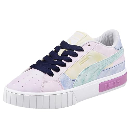 PUMA Womens Cali Star Tie Dye Lace Up Sneakers Shoes Casual - Purple - Size 8 M2