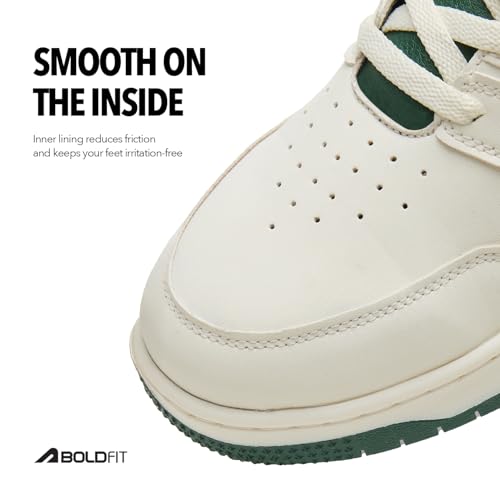 Boldfit Green Lightweight Casual Sneakers for Men OffWhite Green - Image 6