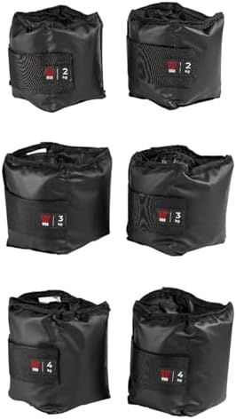 Kit Par Caneleiras Peso 2kg + 3kg + 4kg Tornozeleira de Peso Trei...