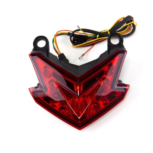 Luz trasera de freno para motocicleta evita alcances traseros en Z800 Z125 y ZX-6R