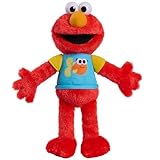 Sesame Street 13-inch Sing-Along Plush Elmo with Lights and Sounds, Super-Soft and Huggable, Kids Toys for Ages 18 Month by Just Play