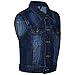A2Z 4 Kids Boys Denim Jacket Fashion Jeans Gilet - Denim Jacket JK18 Dark Blue 7-8