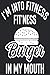 I'm Into Fitness Fit'ness Burger In My Mouth: Funny Fitness Gym Workout Notebook I Burger Lover Prints Journal Notepad (A5 6" X 9" lined 120 pages)