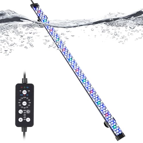 Lampe d'aquarium à DEL spectre complet submersible étanche IP68 24W