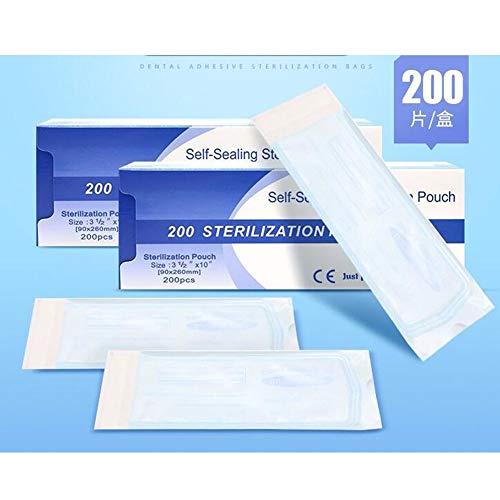 Autoclave Pouches Large,200pcs Self-Sealing Sterilization Pouches...
