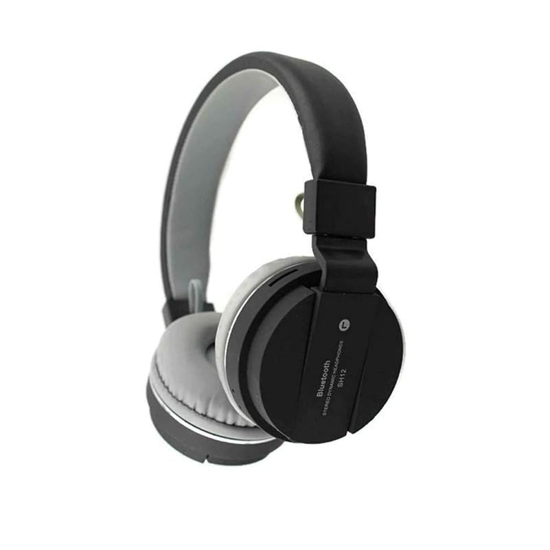 Chargeworld Wireless Universal Bluetooth Headphone Headset with FM and SD Card Slot for Music and Calling Control-image-6