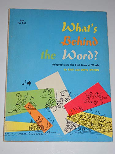 What's behind the word? B00072VAFA Book Cover