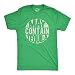 Mens May Contain Tequila T Shirt Funny Tequila Drinking Tee Funny T Shirts Cinco De Mayo Apparel for Men Cool Food Short Sleeve Novelty Tees for Guys Green - M