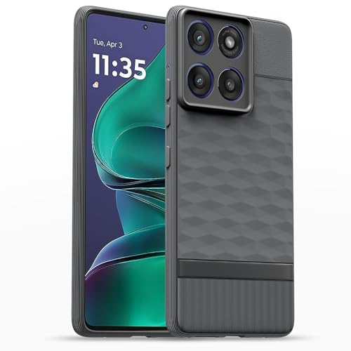 Image of Shockproof Case for Motorola Edge 60 Stylus 5G | Full Camera Protection | TPU Flexible Back Cover for Motorola Edge 60 Stylus 5G (Graphite Grey)