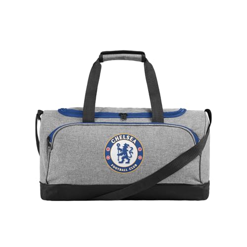 FOCO Bolsa de fútbol gris con licencia oficial del Chelsea F.C