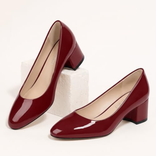 Image of SKYSTERRY Women's Low Heel Dress Pumps Shoes 2 Inch