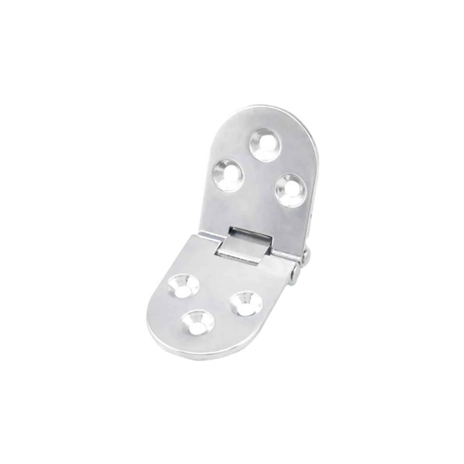 Charnière de porte d'armoire pliable en alliage de zinc double couche x4