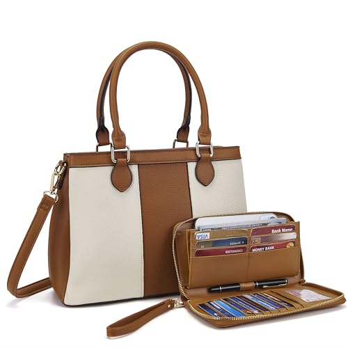 Image of Purses and Wallet Set for Women Crossbody Top Handle Tote Satchel PU Leather Shoulder Bags