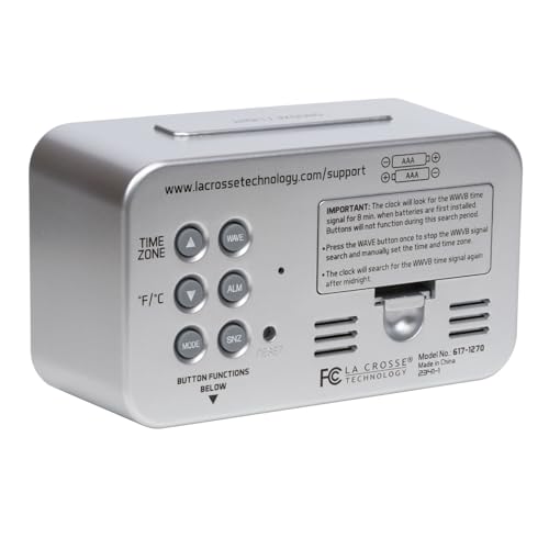 La Crosse Atomic LCD Alarm Clock