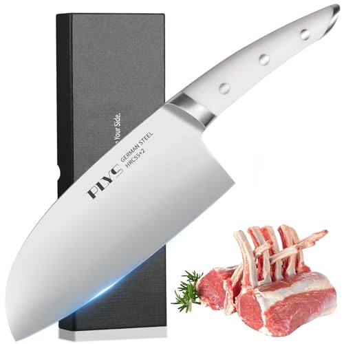 Plys Cuchillo de chef chino de cuchilla blanca: cocina cuchillos de cocina, cuchillos afilados, cuchillo de carnicero de chef de acero inoxidable
