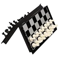 QuadPro Magnetic Travel Chess Set 9.84 Inches with Folding Chess Board Educational Toys for Kids and Adults, 2 Players