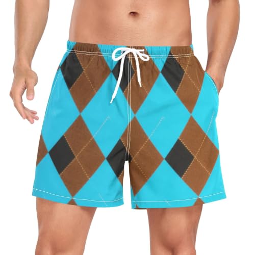 Pantalones cortos de natación para hombre bañador corto playa piscina negro