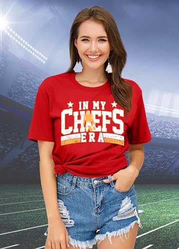 Football Shirt for Women: Game Day Tshirt Heart Love Rugby Team Shirts Team Fans Tee Tops3