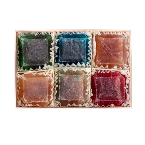 Silky Gem - Jams Me Up Crystal Candy Collection – 6 Jelly-Filled Gems, Vegan & Gluten-Free, Handcrafted Assortment | Halloween Candy