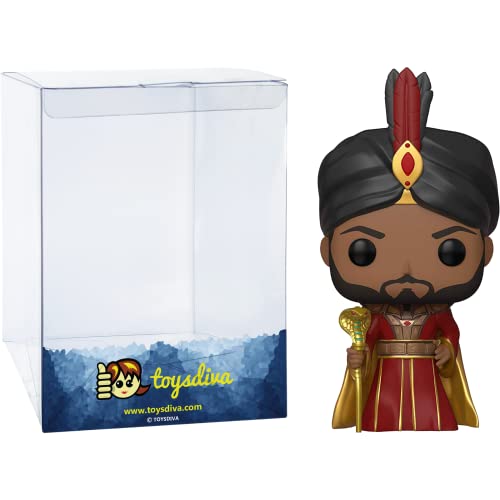 Jafar The Royal Vizier: P O P ! Vinyl Figurine Bundle With 1 Compatible 'Toysdiva' Graphic Protector (542-37025 - B)