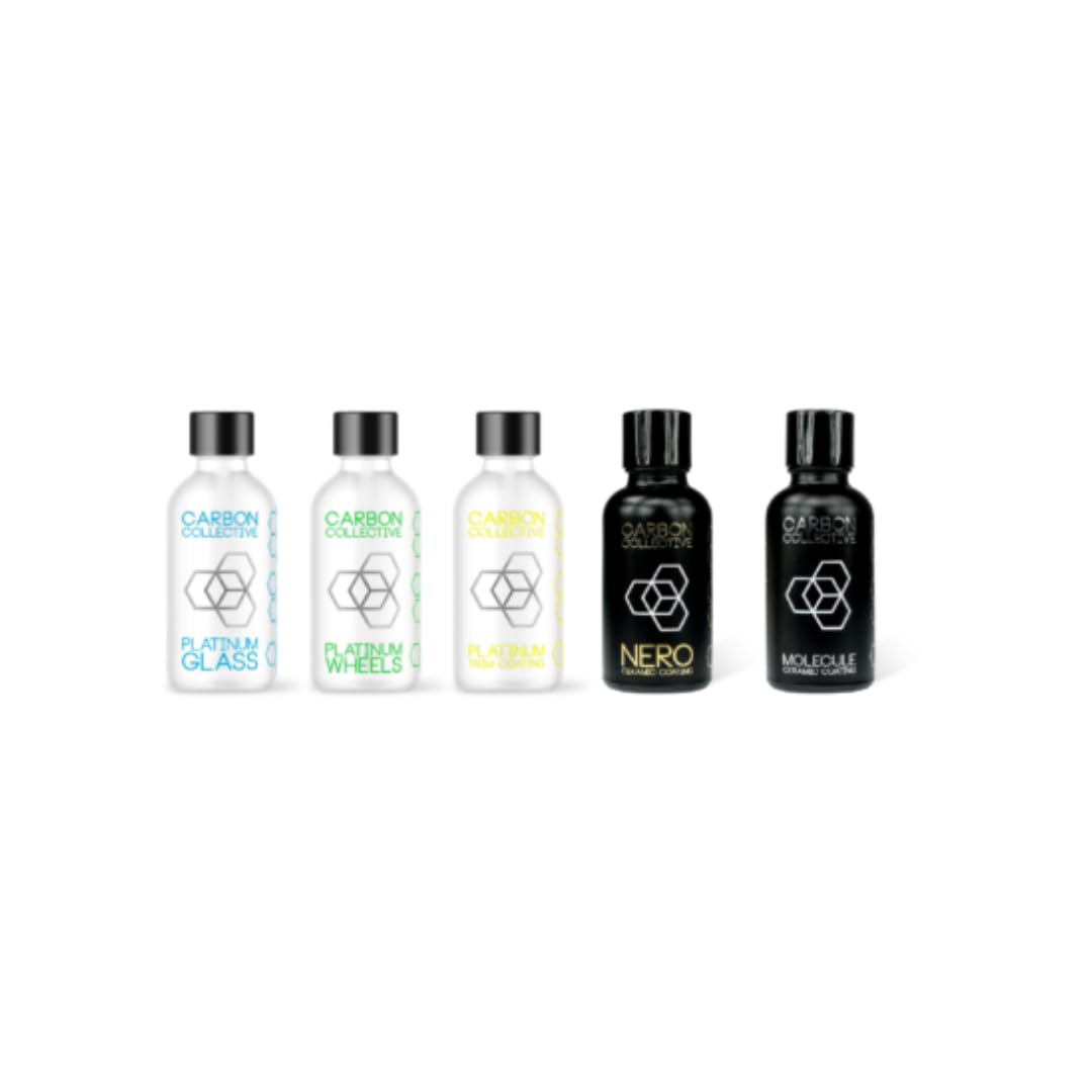 CARBON COLLECTIVE - PRO - ULTIMATE Coating Kit - SZKŁO - KOŁA - LISTWY - NERO - MOLECULE