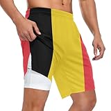 Style 2 en 1, impression intégrale sur un côté : design classique 2 en 1 avec imprimé tendance sur un côté, ce short de sport 2 en 1 pour homme est élégant et polyvalent pour le sport et les scènes décontractées.