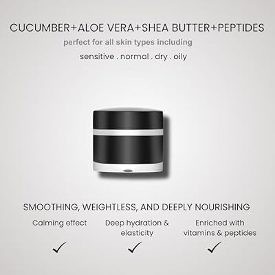 Active Eye Cream, Daily Hydrating & Firming Eye Treatment with Cucumber, Shea Butter, Peptides & Botanical Oils, Reduces Puffiness & Fine Lines, For All Skin Types, 15ml