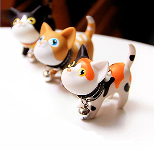 Joyjuly Cat Kitten Keyrings Key Chains For Car Keys Kawaii Adorable Bag Pendant Toy,Gift Idea For Girls, Women And Men #TOP4