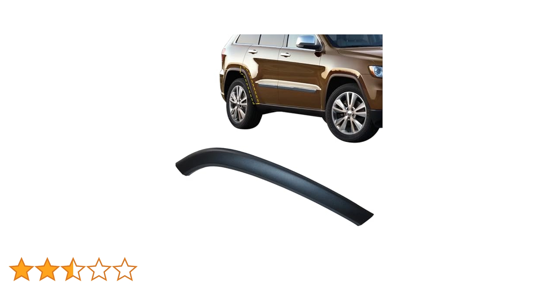 SecosAutoparts Rear Right Passenger Side Wheel Arch Trim