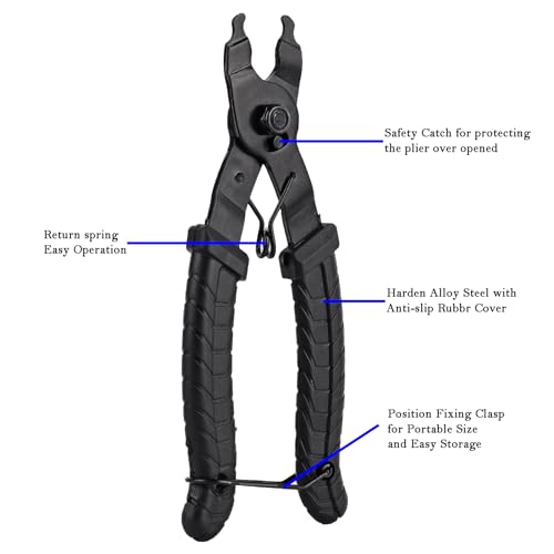 Bike Chain Repair Tools Set, Bicycle Chain Tool Master Link Pliers Chain Breaker and Checker - Image 4