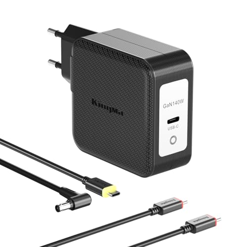 Chargeur GaN 140W avec prise pliable et câble USB-C pour alimentation rapide PD 3.1