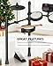 AiJoy Electric Drum Set with Quiet Mesh Pads, 5 Drums, 3 Cymbals, Dual-Zone Snare, USB MIDI, Intelligent Sound Module, Drum Throne, Headphones, Sticks, 25 Kits & 195+ Sounds for Beginners & Adults